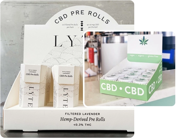 3 cbd display boxes