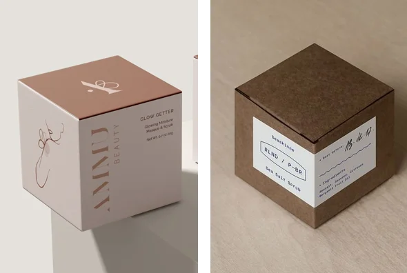 3 cube Small Shipping Boxes