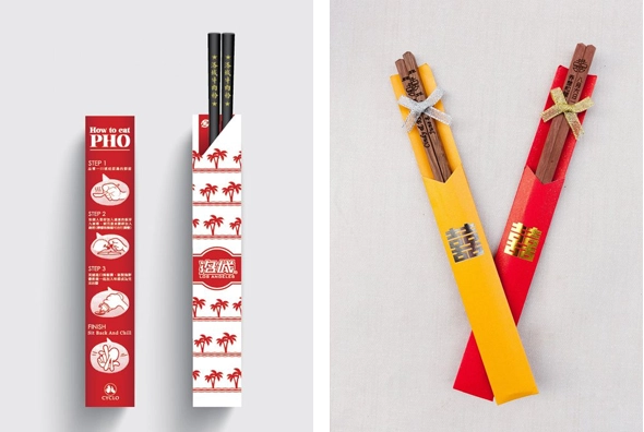 3 eco friendly chopstick sleeves