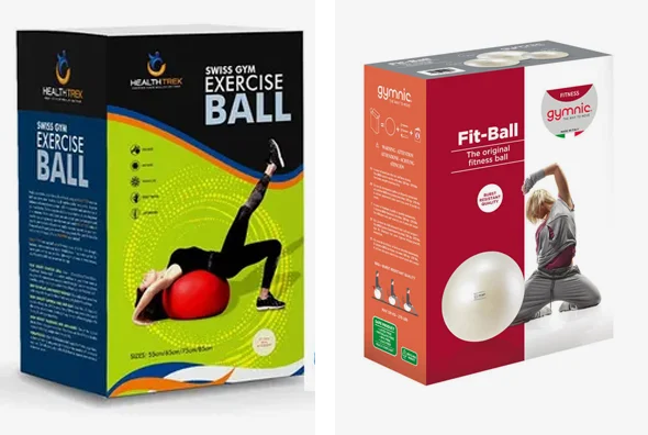 3 exercise ball boxes