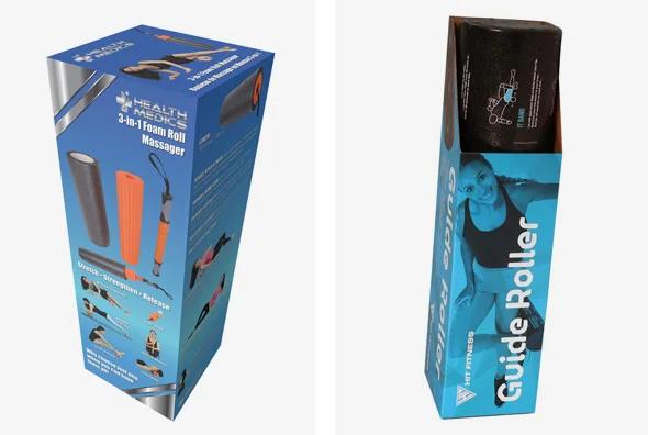 3 exercise foam roller boxes