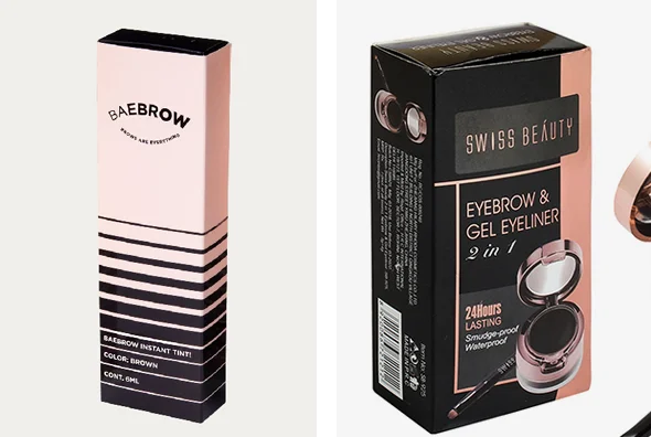 3 eyebrow gel boxes