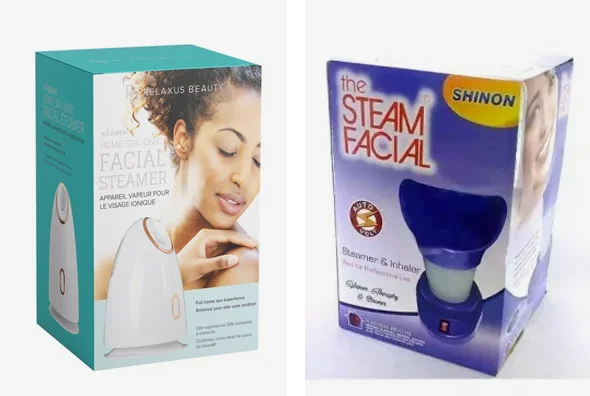 3 facial steamer boxes