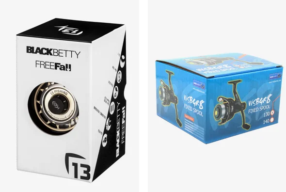 3 fishing reel boxes