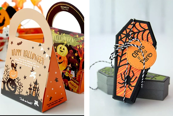 3 halloween boxes