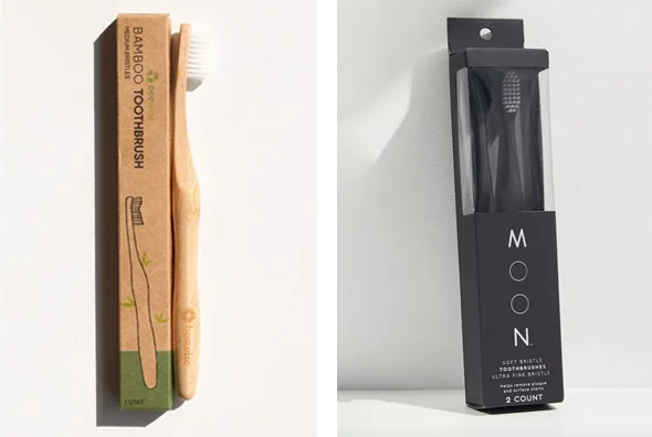 3 kraft toothbrush boxes