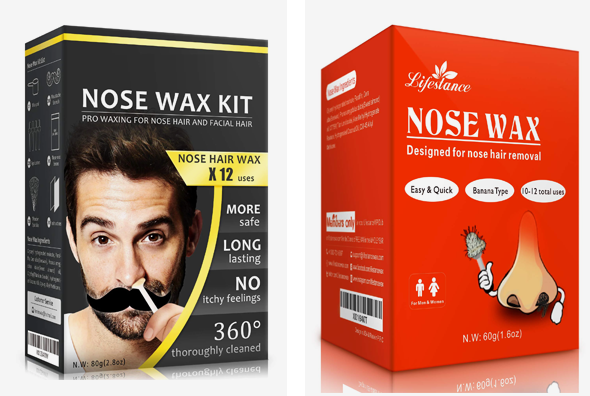 3 nose wax kit boxes