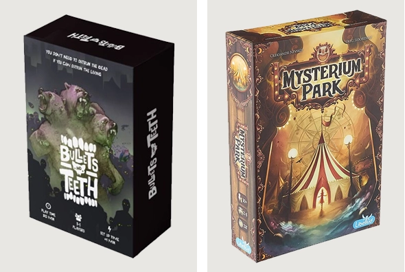 3 printed Game Boxes