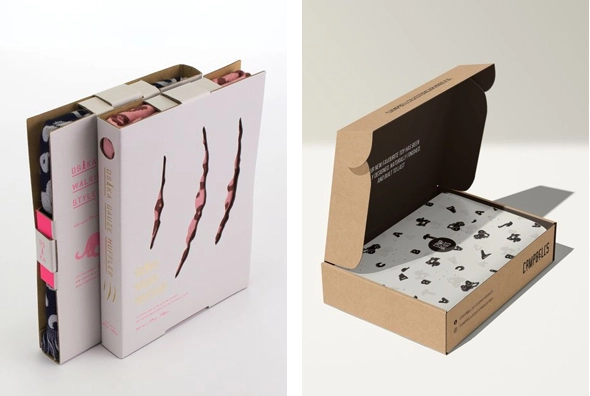3 printed boutique boxes