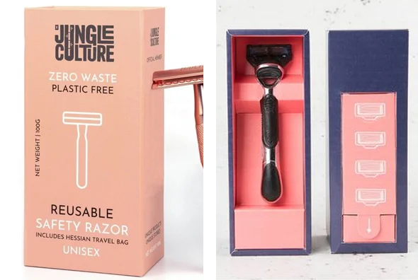 3 printed razor boxes