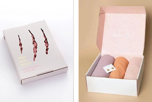 3 prnted scarf Boxes
