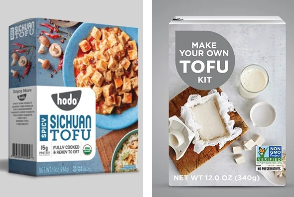 3 rectangle Tofu Boxes