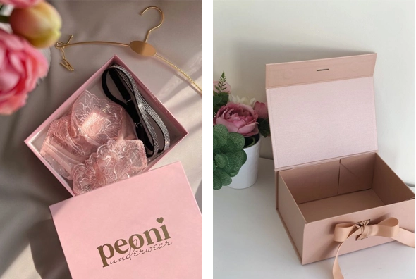 3 rigid Lingerie Boxes