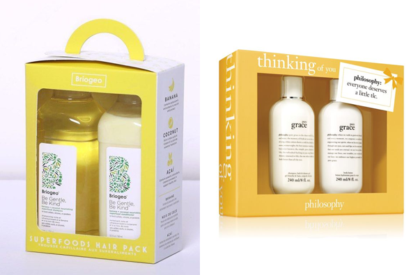 3 shampoo boxes with handle