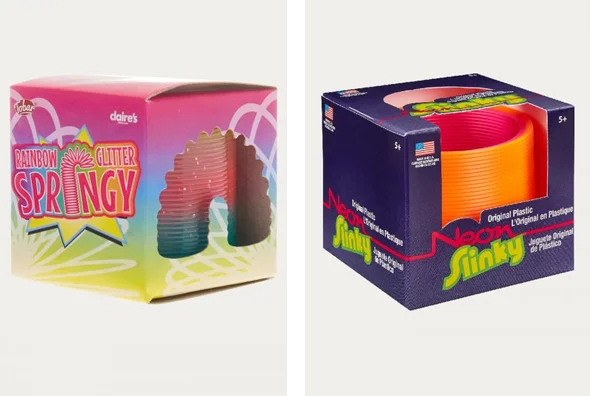 3 slinky boxes
