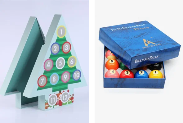 3 snooker ball boxes