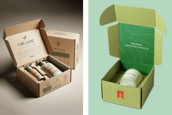 3 tuck top Rectangular mailer Boxes