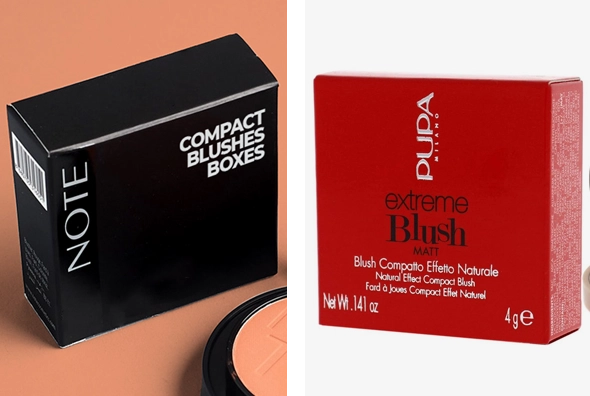 3 tuck top compact blush boxes