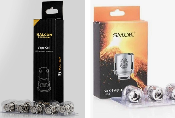 3 vape coil boxes