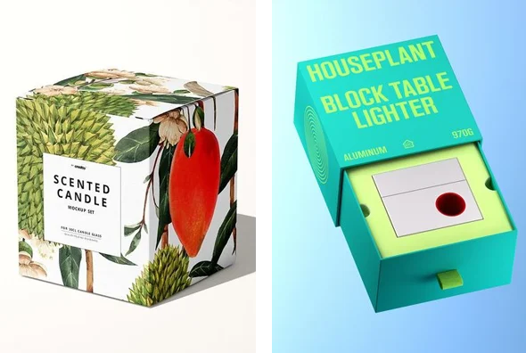 3printed Cube shipping Boxes