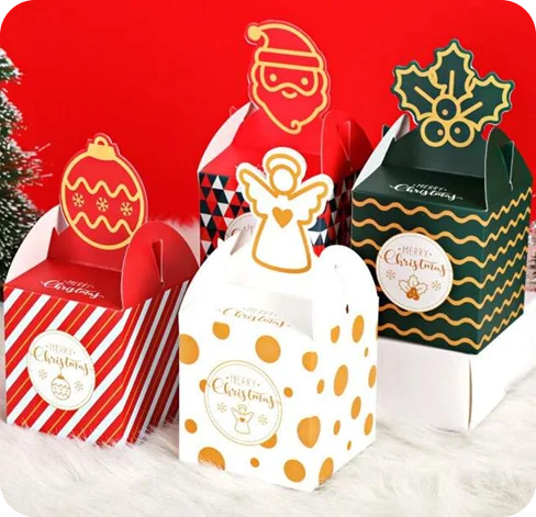 4 Apple Candy gift Boxes
