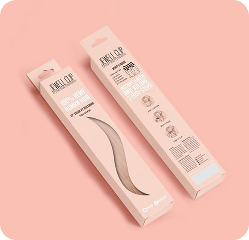 4 Hair Extension packaging boxes 1