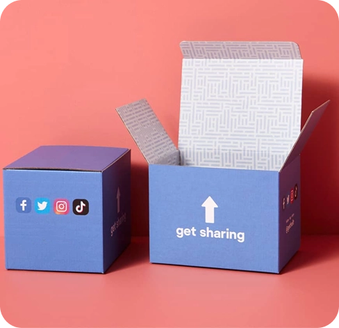 4 Rectangular mailer Boxes