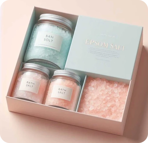4 bath salt boxes