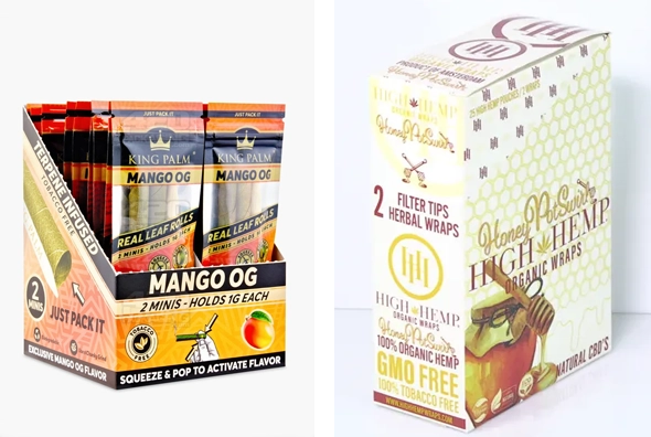 4 blunt wrap display boxes