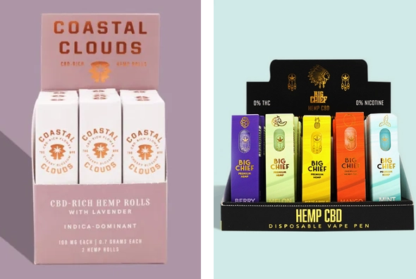 4 cbd display boxes