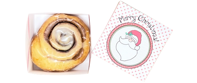 4 cinnamon roll boxes
