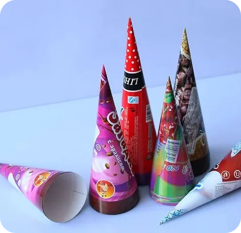 4 custom cone sleeves