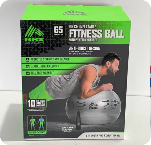 4 exercise ball boxes