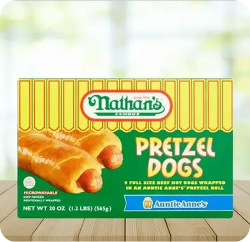 4 frozen hot dog boxes