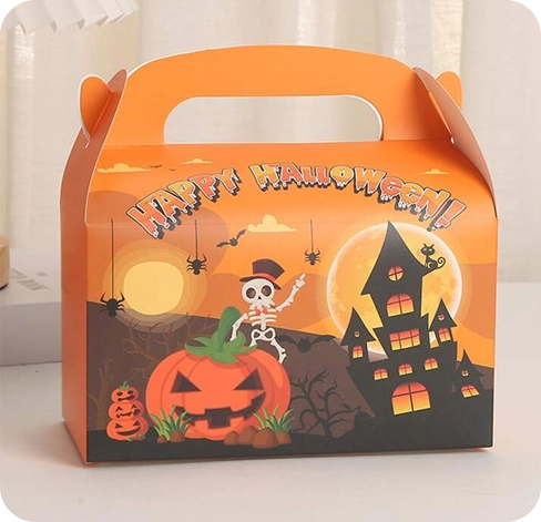 4 halloween boxes