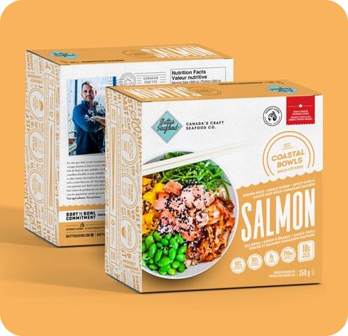 4 printed Frozen Food Boxes