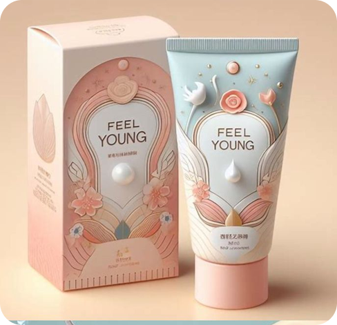 4 printed shampoo boxes