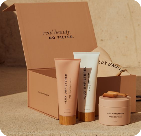 4 rigid Lotion Boxes