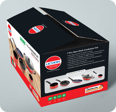 4 shipping cookware Boxes