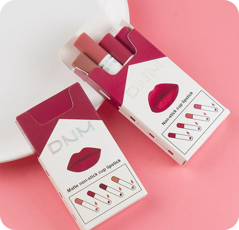 4 tuck top Lipstick Boxes