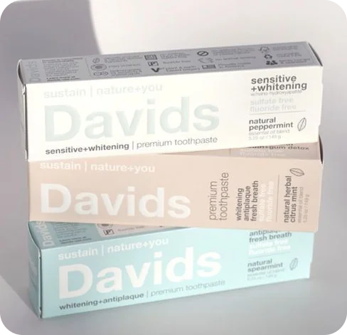 4 tuck top toothpaste boxes