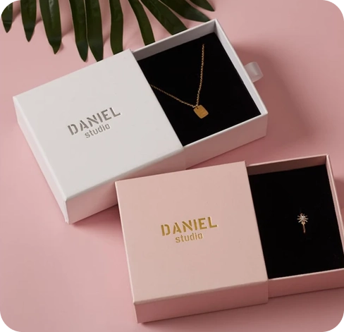 4 two piece Necklace Boxes