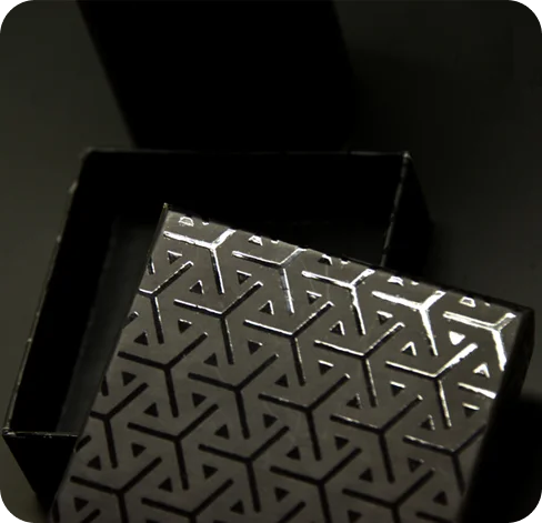 4 two piece Spot UV Boxes