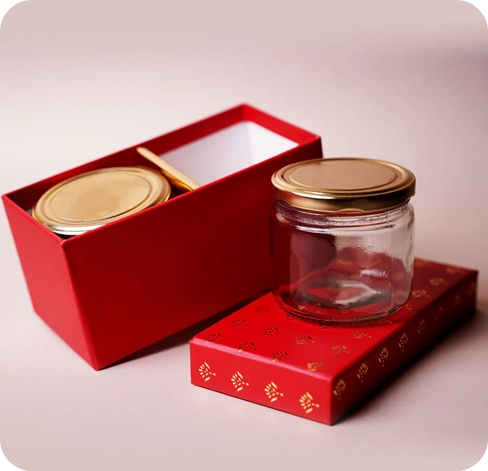 4 two piece jar boxes