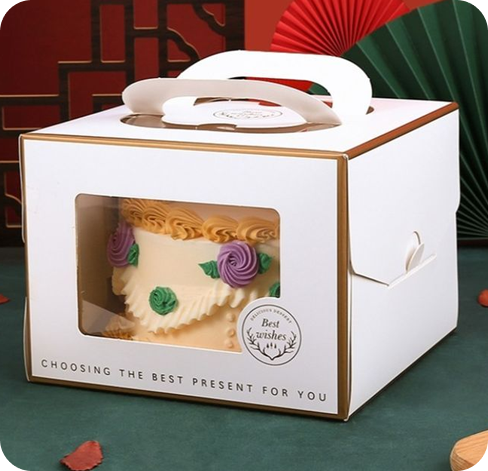 4 window Cake Boxes