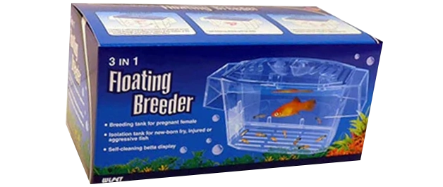 5 aquarium product boxes