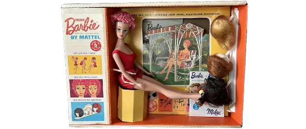 5 barbie doll boxes