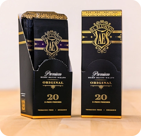 5 blunt wrap display boxes