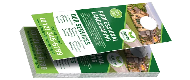 5 custom door hangers