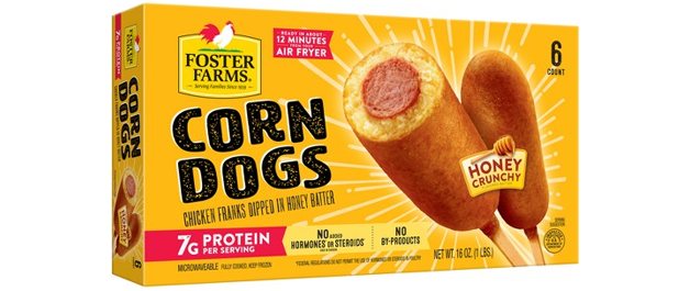 5 frozen hot dog boxes